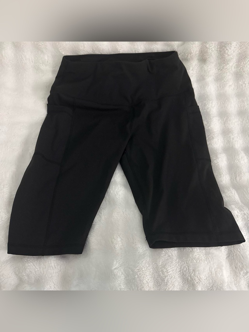 High-Rise Black Women’s Bike Shorts
